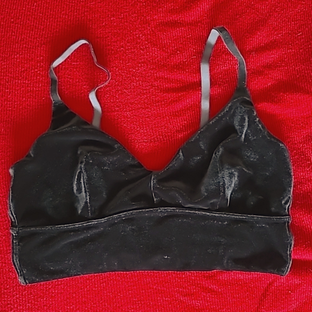 Black Velvet Bralette